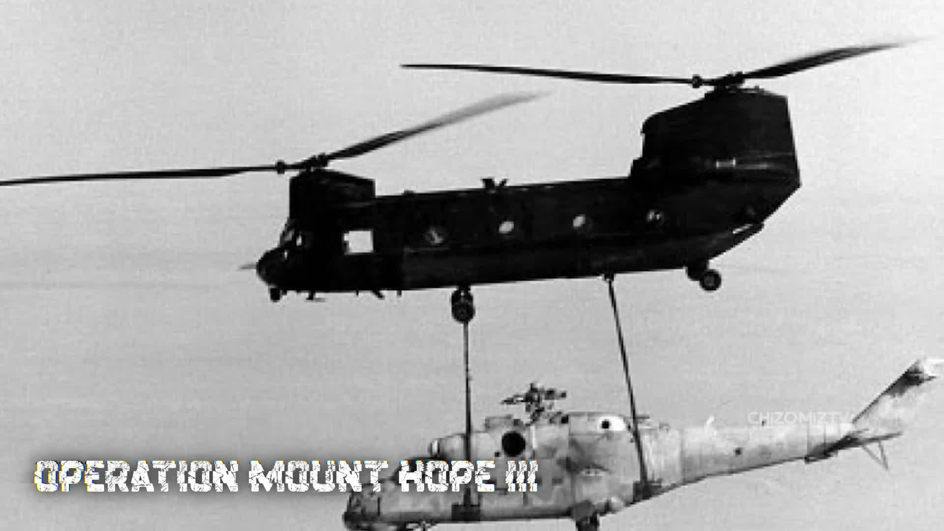 پوستر ماموریت پر خطر سرقت بهترین هلیکوپتر تهاجمی شوروی