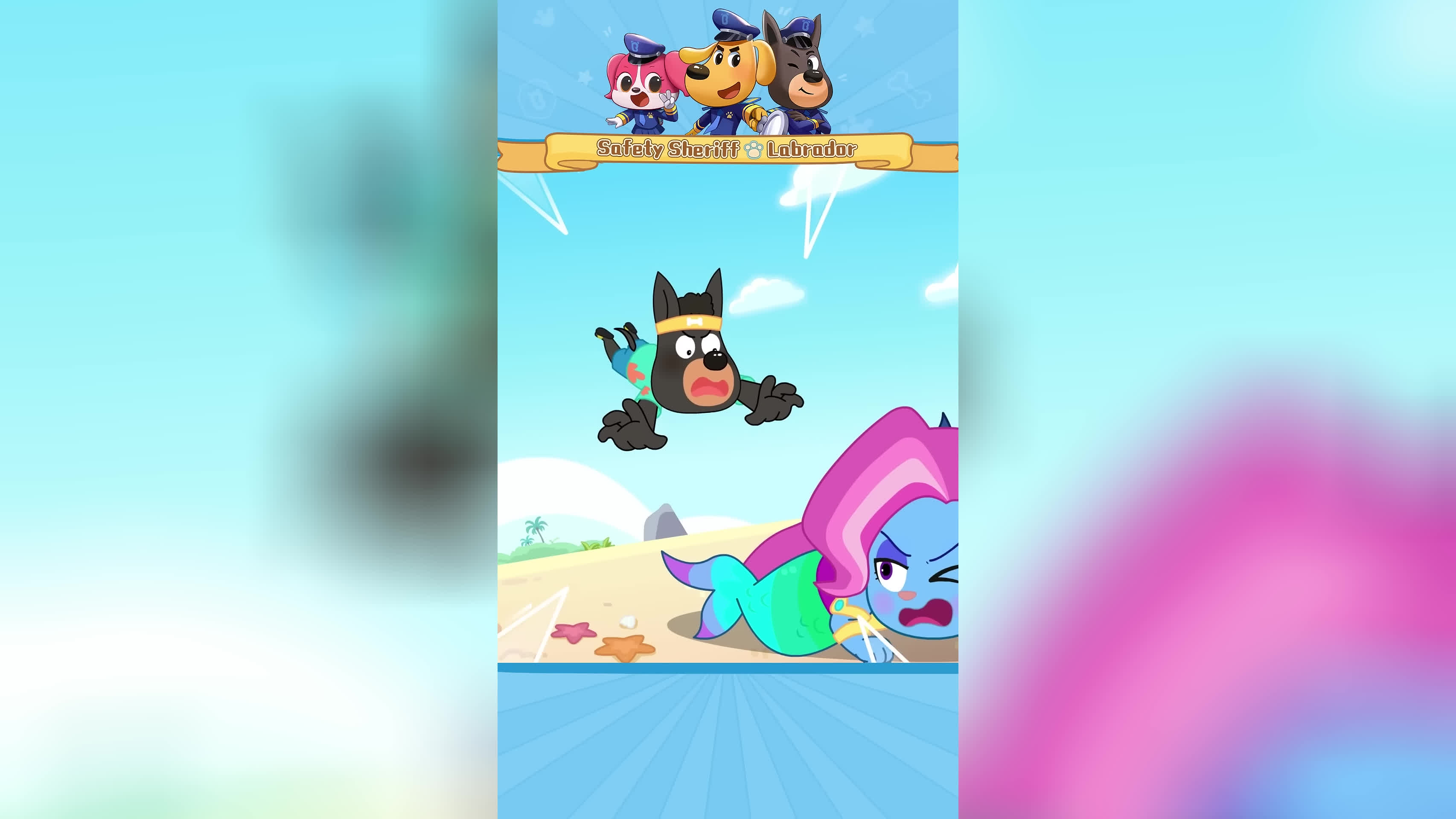 پوستر پری در حال دویدن؟! انیمیشن کلیپ‌های_کوتاه