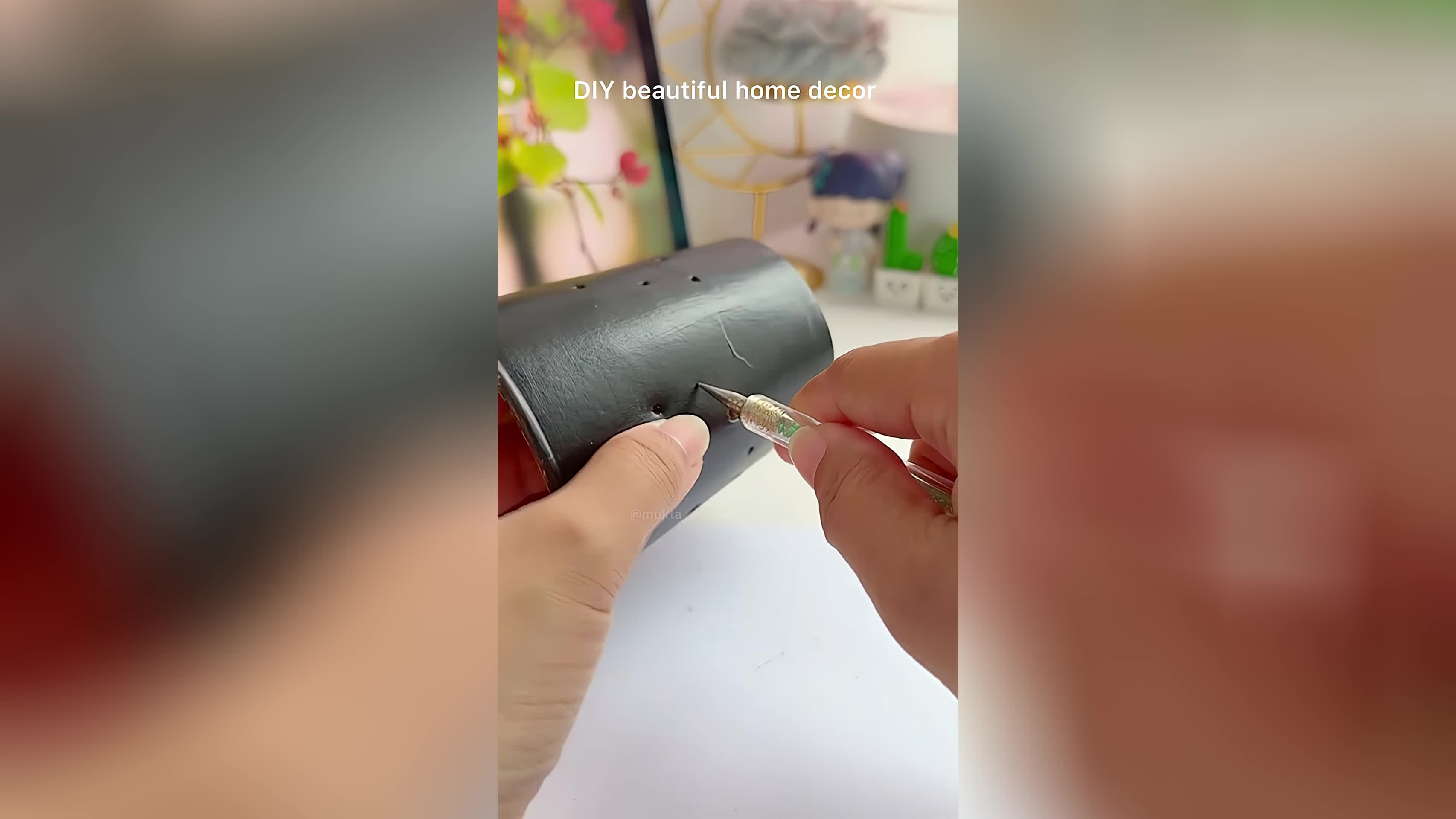 پوستر دکوراسیون زیبای خانه با روش های خودساخته 🤩✨شورت هنر...