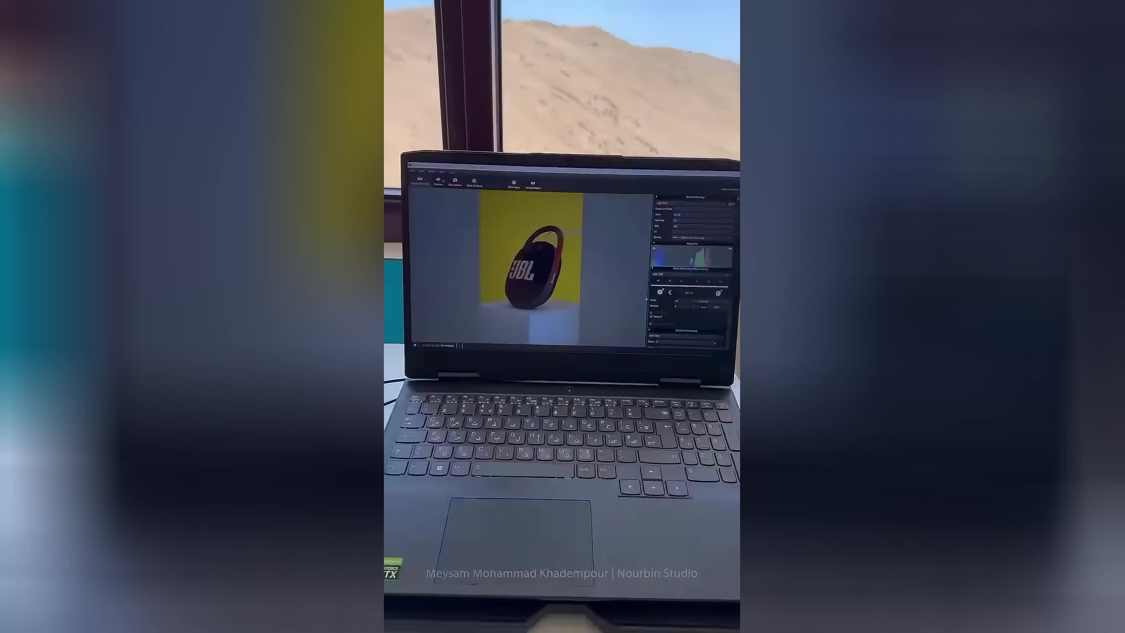 پوستر پشت صحنه عکاسی