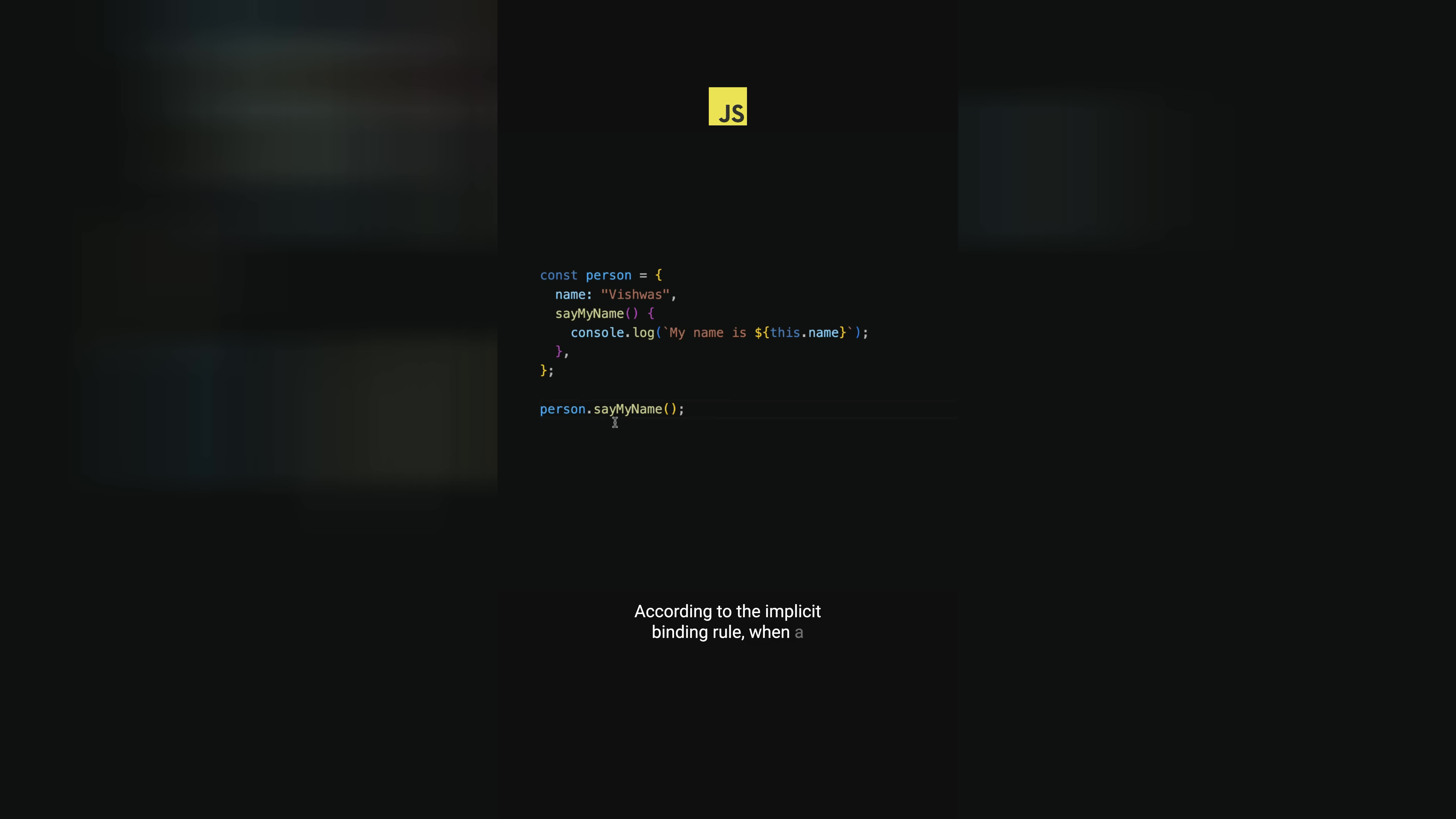 پوستر اصل اول برای مسلط شدن بر این کلمه در جاوااسکریپت