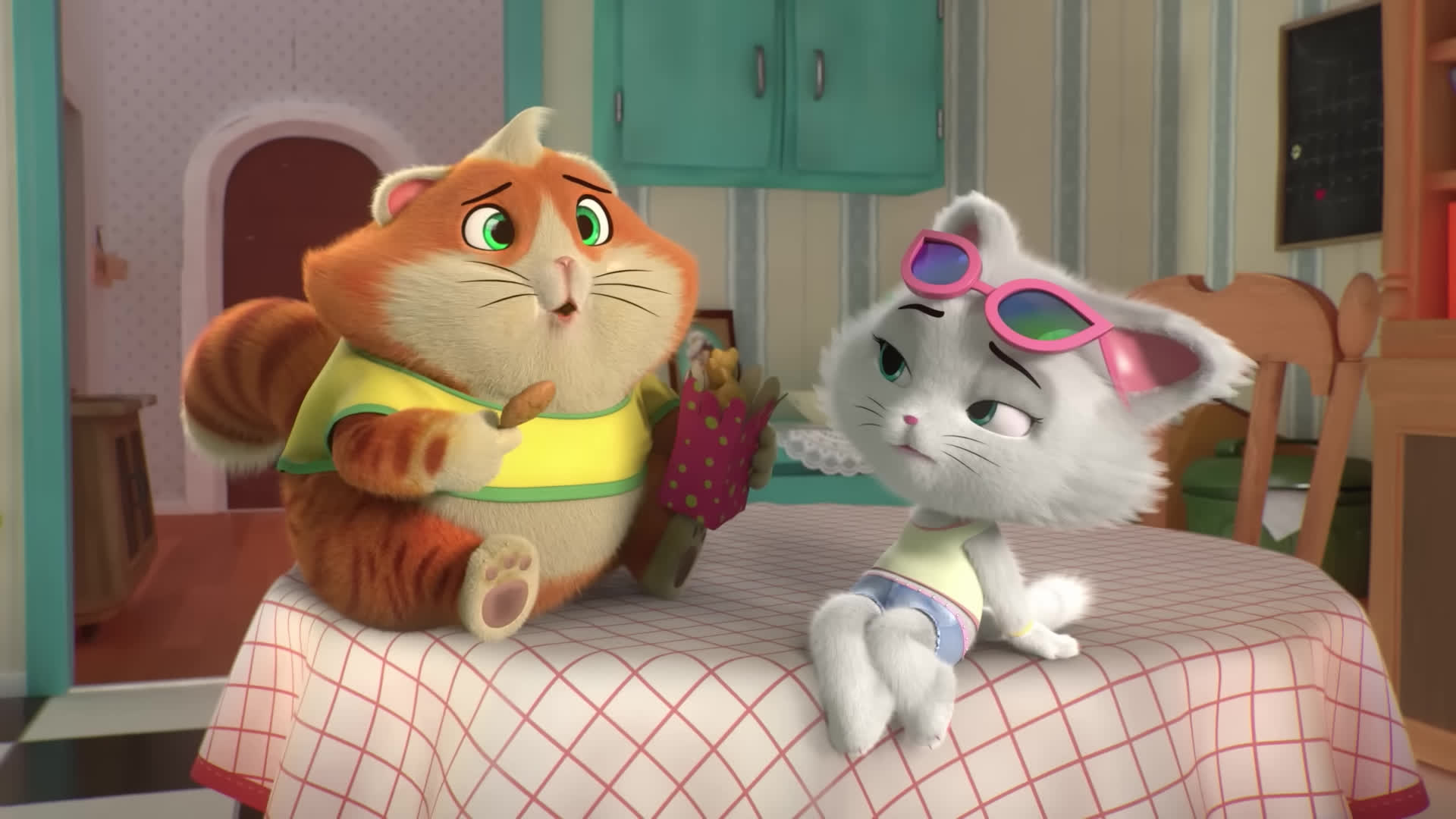 پوستر 44 گربه قسمت کامل آقای آرچیبالد، گربه ای مهربان فصل 1 قسمت...