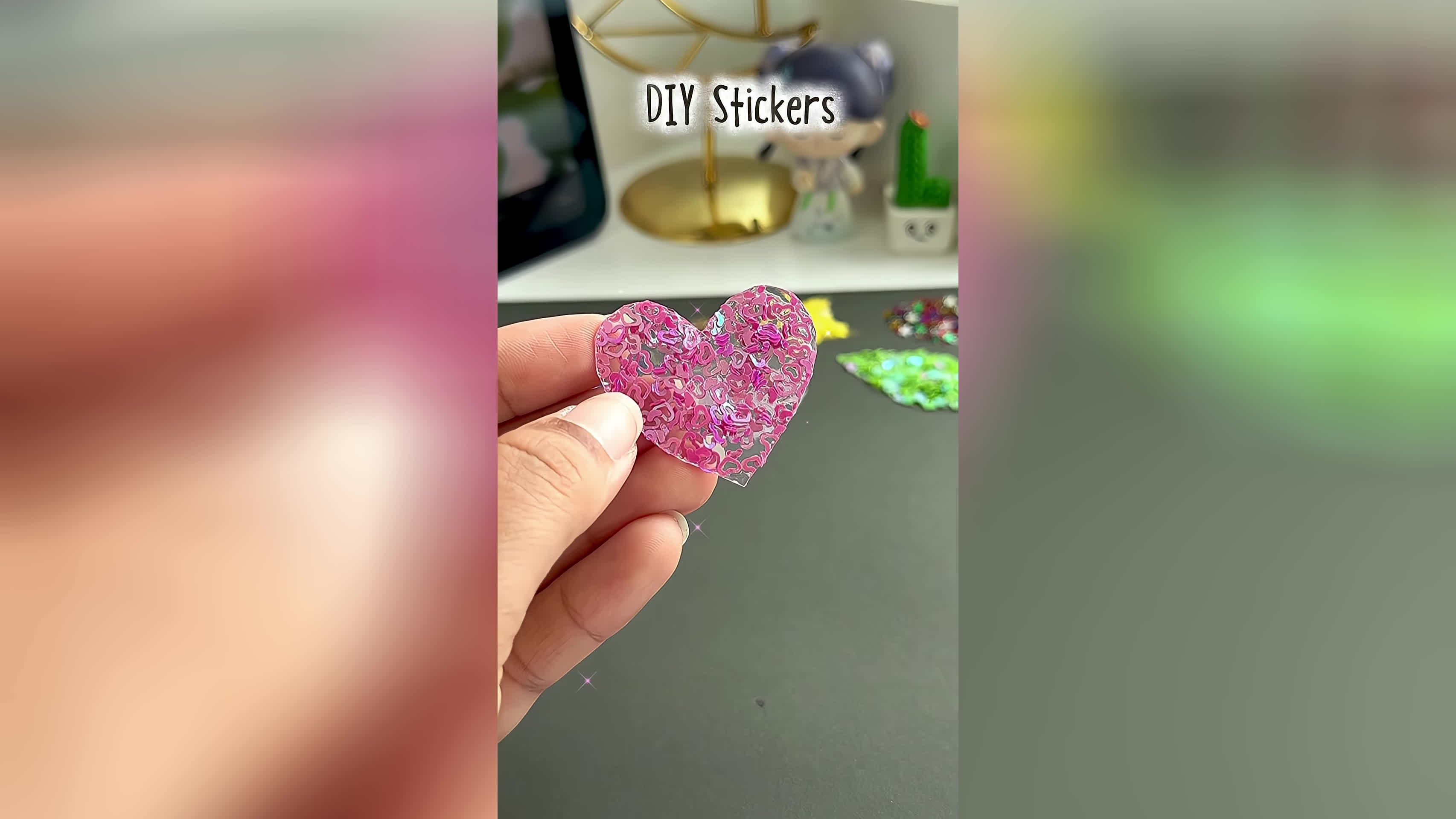 پوستر راه‌های ساخت استیکرها 😍✨کوتاه هنر خودکاری صنایع‌دستی...