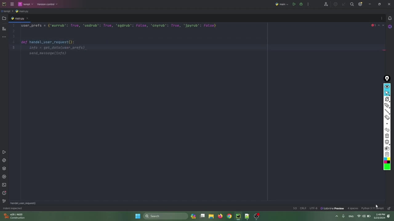 پوستر آموزش ربات‌نویسی تلگرام با پایتون - قسمت پنجم منطق عملکرد...
