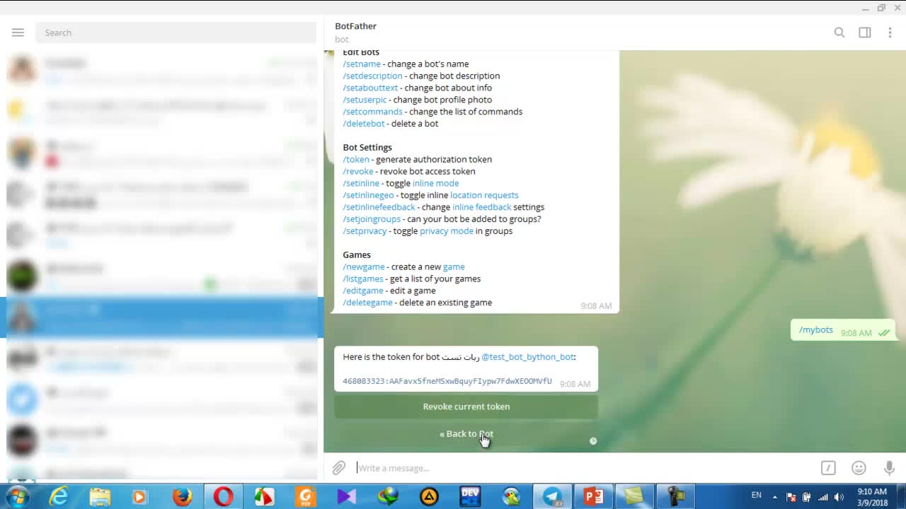 پوستر آموزش ساخت ربات تلگرام با Botfather - قسمت 2