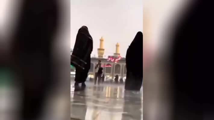 پوستر دلتنگتم کربلا دلتنگتم یا حسین ع چه هوایی ، چه بارونی ...