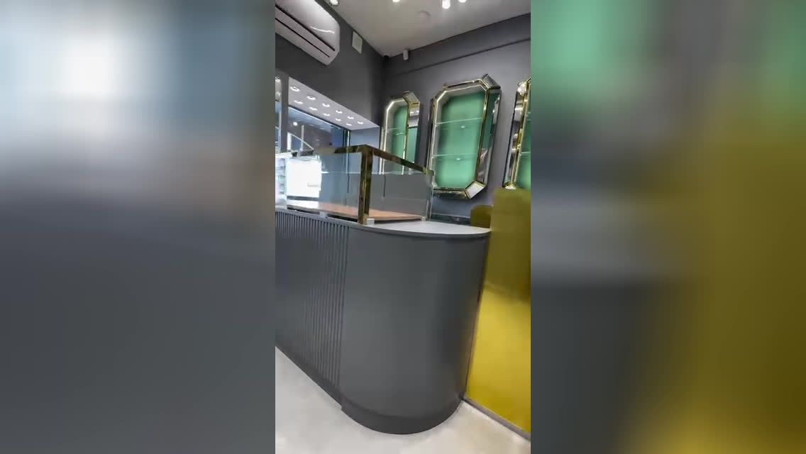 پوستر طراحی و اجرای دکوراسیون داخلی طلافروشی با استانداردهای لوکس...